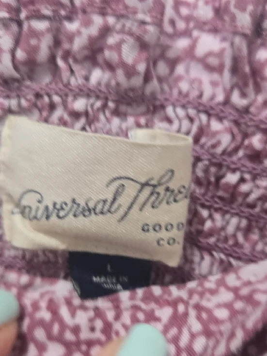 Universal Thread Dusty Lavender Ruffle-Strap Tiered Maxi Dress - Picture 3 of 5